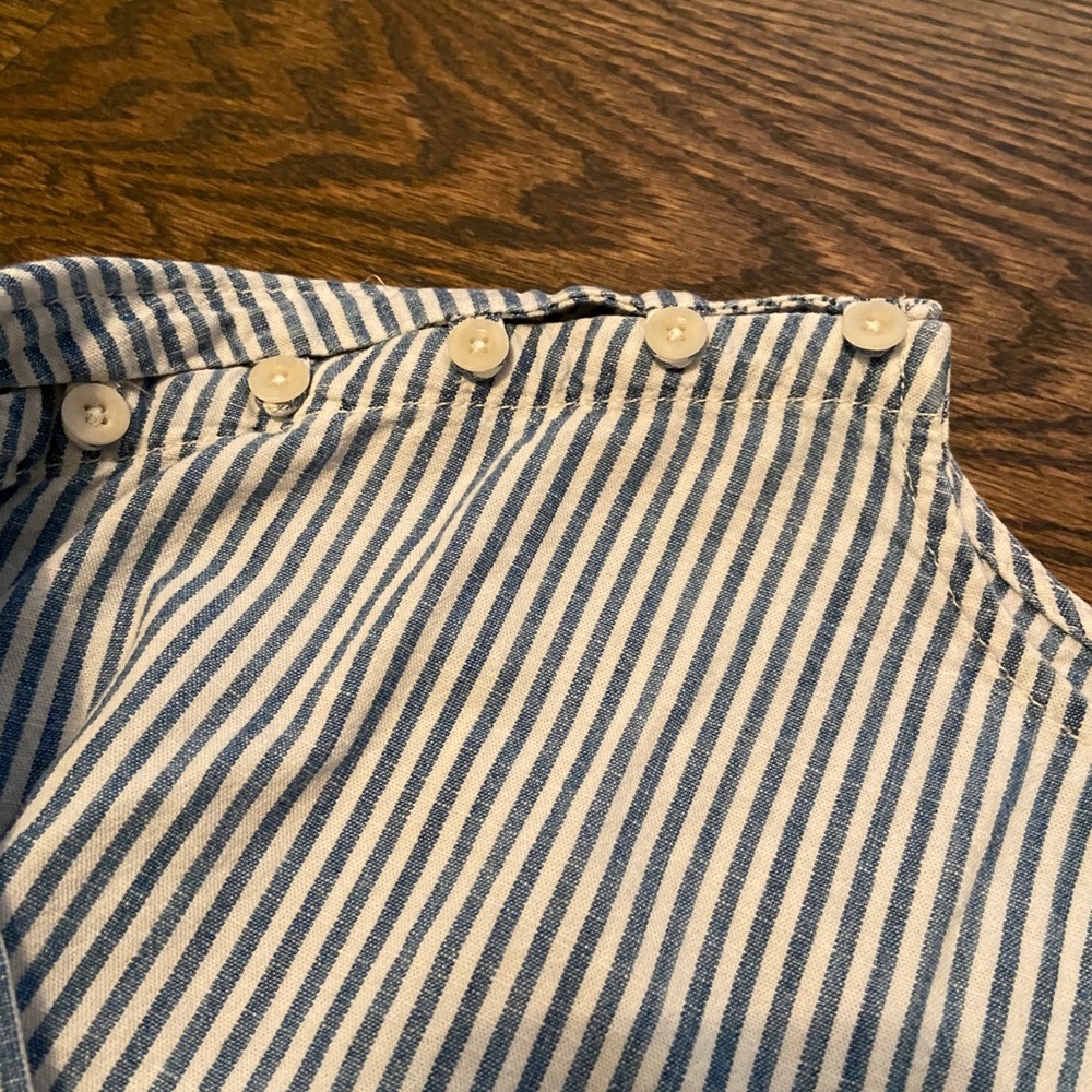 Striped Denim Top